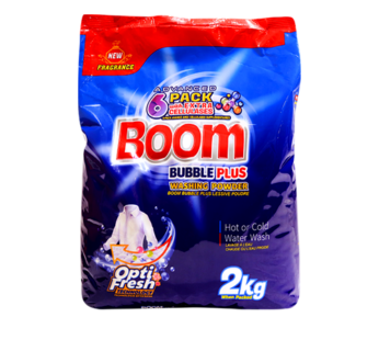 Boom Bubble Plus Washing Powder 2Kg