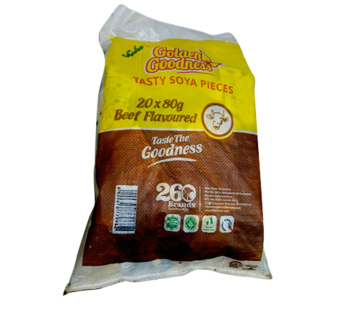 3Kg Golden Goodness Tasty Beef Soya Pieces (260 Brands)