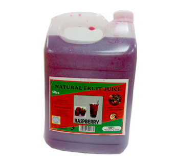 Natural Fruit Juice Raspberry 5Ltr