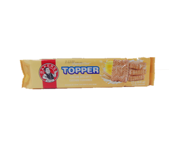 Bakers Topper Cream Buscuits Custard