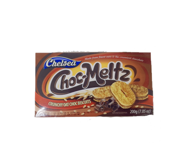 Chelsea Choc Meltz Crunchy Oat Chocbicuits 200g