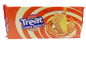 Treat Cream Wafers Orange