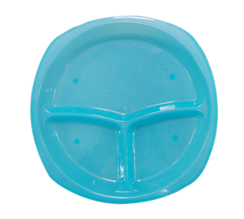 3 Compartment Plastic Plate