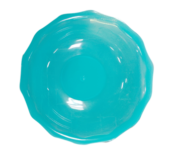 Blue Round Medium Plastic Plate