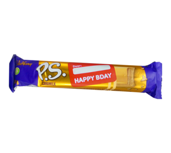 Cadbury P.S Caramilk Happy BDay