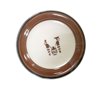 Ceramic Plate Brown