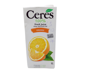 Ceres Fruit Juice Orange 1 Ltr