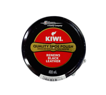 Kiwi Renews Black Leather 100ml