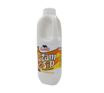 ZamSip 1 Ltr Container Butterscotch Yoghurt